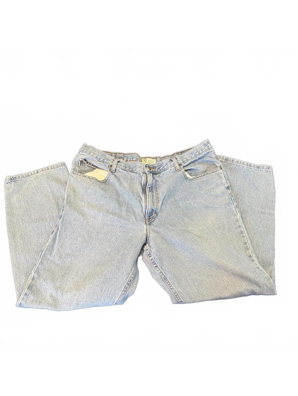L.L.Bean Classic Fit Light Wash Denim Jeans 40x30